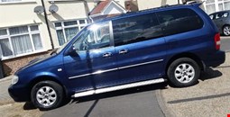 KIA SEDONA 2004 CRD MANUAL with FULL WHEEL CHAIR ACCESS CONVERSION. £2650