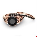 Shop Now! Black Diamond Engagement Rings Set