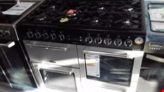 Leisure 100cm Dual Fuel Range Cooker in black / stainless steel- NEW EX DISPLAY