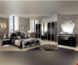 Best Sara Black And Silver Italian Bedroom Set 03