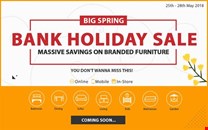 King of Sale !!! Online UP TO 80% Discounts on Big Spring Bank Holiday Furniture Sale