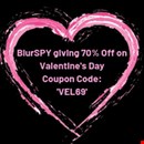 Valentines Super Discount UP TO 70% on BlurSPY Android monitoring app