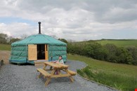 Luxury Glamping Yurts Bude at Woodlands Manor Farm