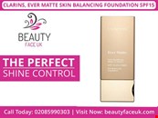 CLARINS, EVER MATTE SKIN BALANCING FOUNDATION SPF15