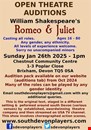 Open Theatre Auditions: William Shakespeare's Romeo & Juliet