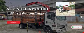 lorry wooden cargo