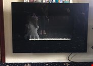 Electric mirrored fire with remote control