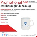 Promotional Marlborough China Mug