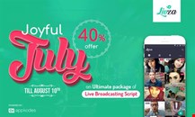 Amazing 40 % Offer On Video Streaming Script For Live Streaming Business