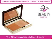 CLARINS, BRONZING DUO MINERAL COMPACT POWDER SPF15