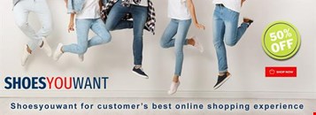 Shoesyouwant for customer’s best online shopping experience!