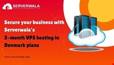 Secure your business with Serverwala's 3-month VPS hosting in Denmark plans
