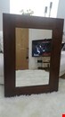 Large solid oak mirror