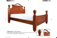 Heirloom Bed In Antique Mahogany
