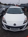 Mazda 3 sports,2010,2.2 diesel,f.s.h, long mot,glacier white,sat navigation,super condition