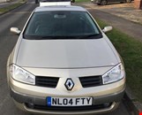 Renault Megane 1.6 petrol convertible 