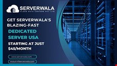 Get Serverwala's Blazing-Fast  Dedicated Server USA – Starting at Just $45/Month