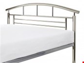 Jupiter Shiny Nickel Bed Frame