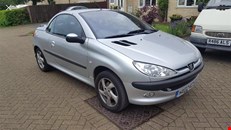 Peugeot 206cc auto convertible 