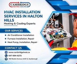 HVAC Installation Services in Halton Hills | Heating & Cooling Experts