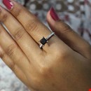 Get Black Diamond Solitaire Engagement Rings