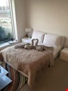 White modern Mint condition bed