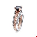 Royal Elegance: Vintage Black Diamond Rings