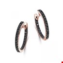 1ct Diamond Hoop Earrings For Women's