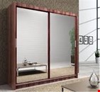 New York Full Mirror Sliding Wardrobe With LED Light