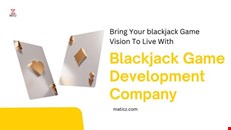 Unleash Your Blackjack Game Ideas with Maticz's Creative Expertise