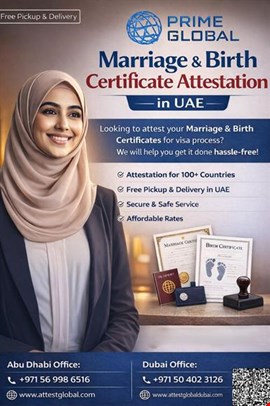 UAE Visa Ready: Marriage & Birth Certificate Attestation Services