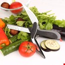 Gopinath Creation Vegetables Smart Scissor Cutter Knife for Kitchen (Multicolour)