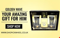 Shopick Wheel - Golden Wave 3 Piece Gift For Him
