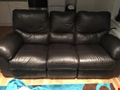 3 seater leather recliner