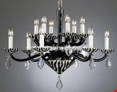 Black and White Chandelier for Your Living Room