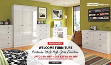 Buy Ready Assembled White Welcome Pembroke Bedroom Furniture Sale