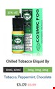 Chilled Tobacco Eliquid By Cosmic Fog