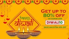 Diwali Dhamaka Offer & Discount Up to 80% + Extra 10% Off
